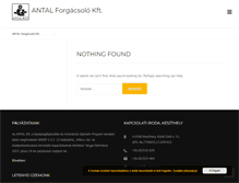 Tablet Screenshot of antalforgacsolo.hu